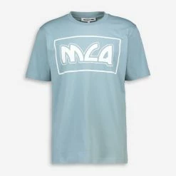 MCQ Grey Printed T Shirt