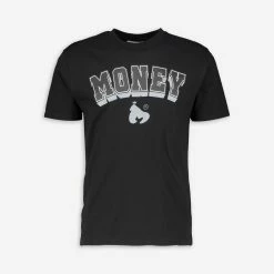 Money Black Graphic Print T Shirt