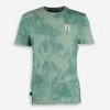11 Degrees Fog Green Tie Dye T Shirt