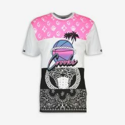 Crooks & Castles White Graphic T Shirt