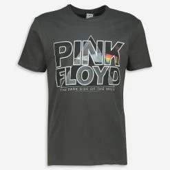 Amplified Grey Space Pyramid Band T Shirt