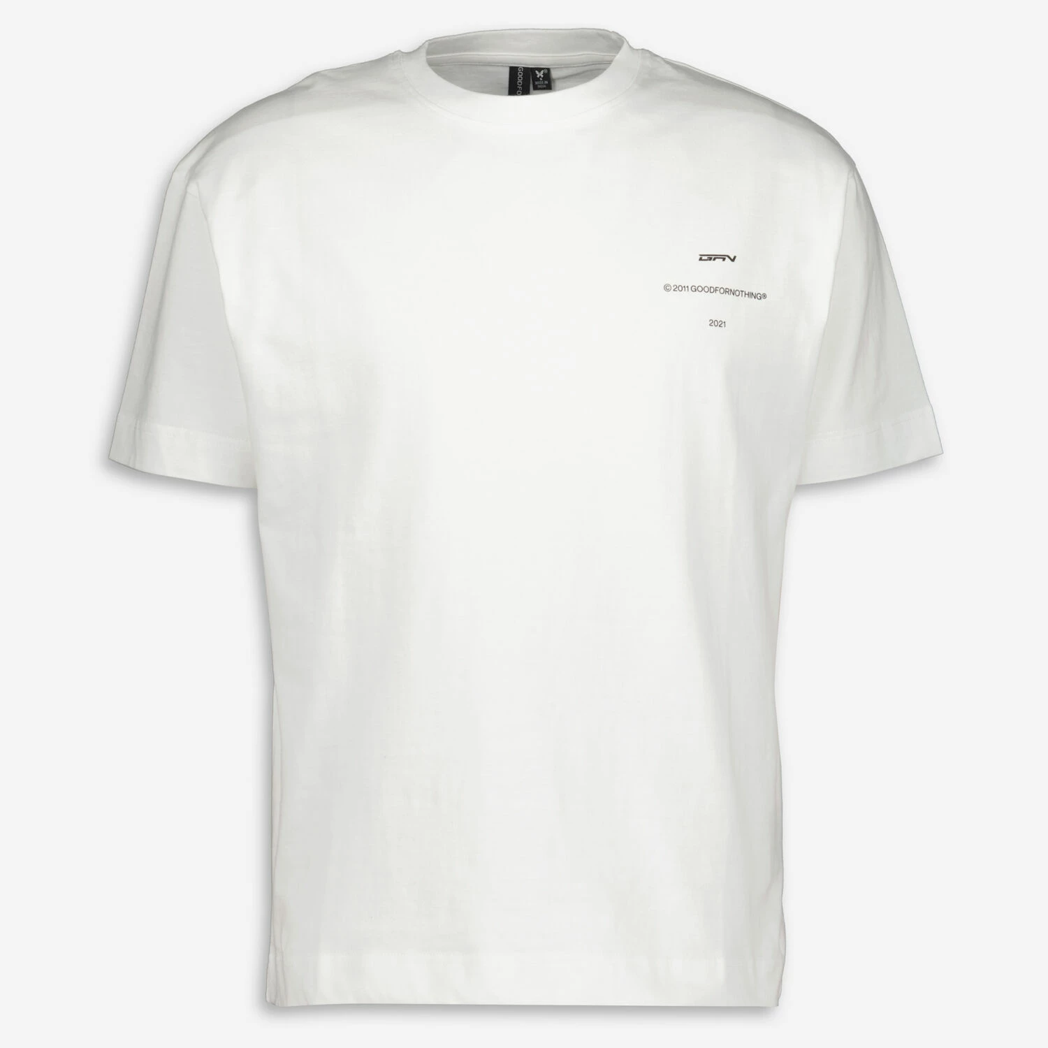 Good For Nothing White Sustainable Vector T Shirt 1 Good For Nothing White Sustainable Vector T Shirt