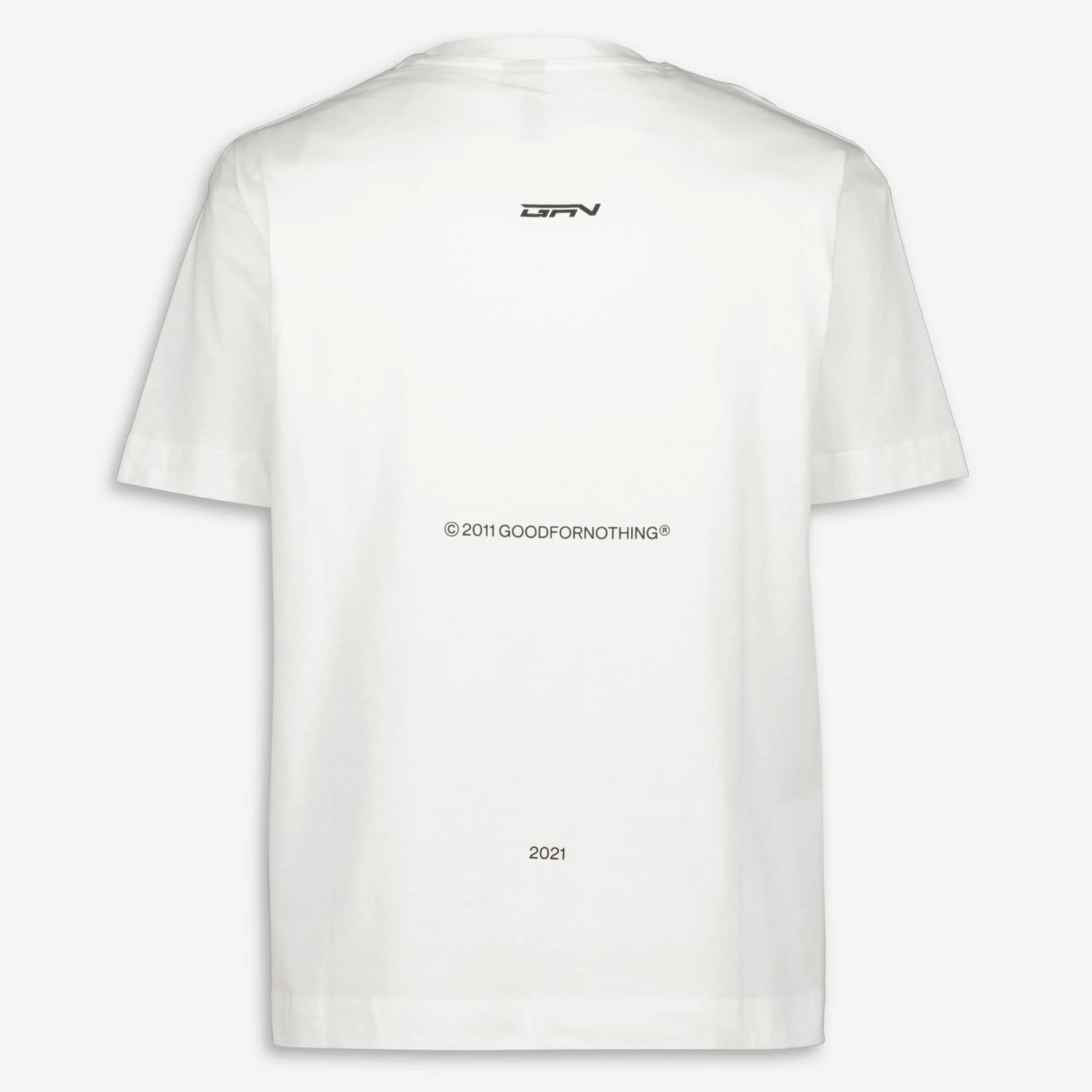 Good For Nothing White Sustainable Vector T Shirt 2 Good For Nothing White Sustainable Vector T Shirt - Image 2