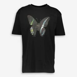 Good For Nothing Black Butterfly T Shirt
