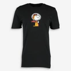 Peanuts Black Snoopy Space T Shirt