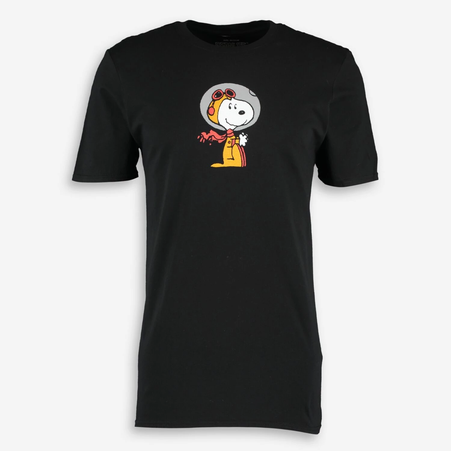 Peanuts Black Snoopy Space T Shirt 1 Peanuts Black Snoopy Space T Shirt
