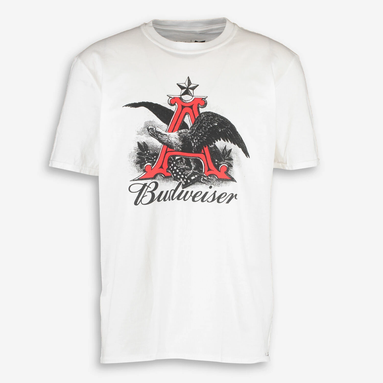 White Budweiser Heritage T Shirt 1 White Budweiser Heritage T Shirt