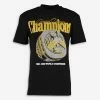 Criminal Damage Black Champions T Shirt
