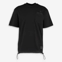 Criminal Damage Black Drawstring Pocket T Shirt