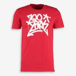 Zoo York Red Printed Cotton T Shirt