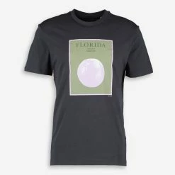 Only & Sons Dark Navy Graphic Orange T Shirt