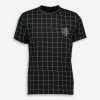 Brave Soul Black Checkerboard T Shirt