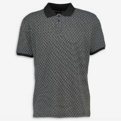 Brave Soul Black Knitted Polo Shirt