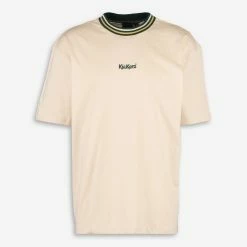 Kickers Cream Logo T Shirt