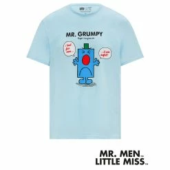 Red Nose Day Adult Mr. Grumpy Blue T-Shirt